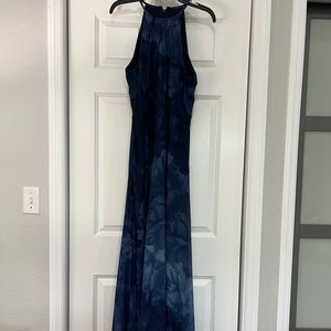 Formal navy dress. Great for mother of bride or groom.